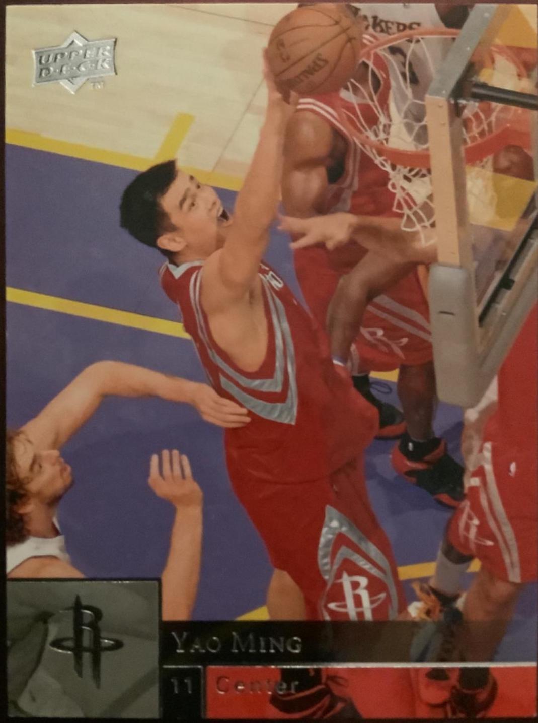 Yao Ming #62 Basketball Cards 2009 Upper Deck