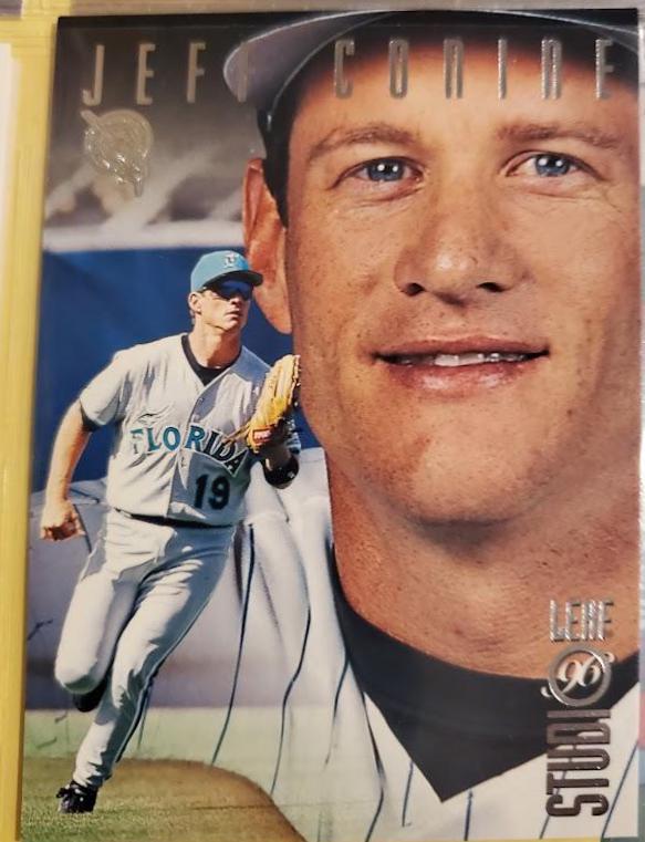 Jeff Conine #8 Baseball Cards 1996 Studio