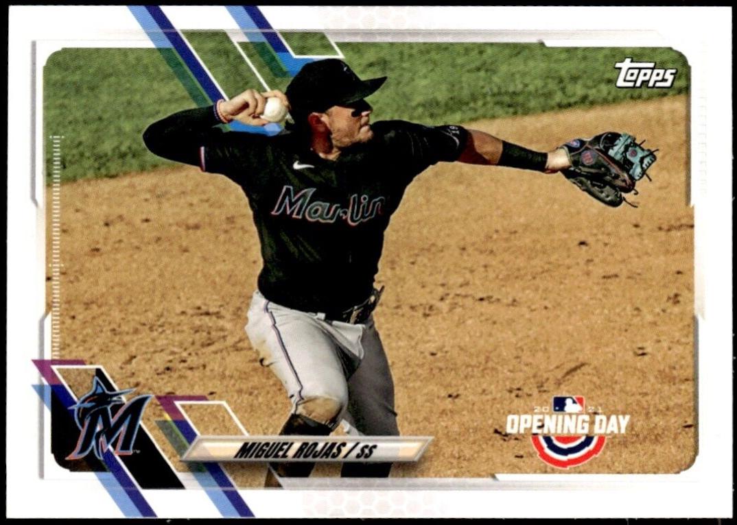 Miguel Rojas #201 2021 Topps Opening Day Baseball