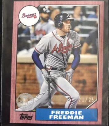 Freddie Freeman [Mini Red] #87-77