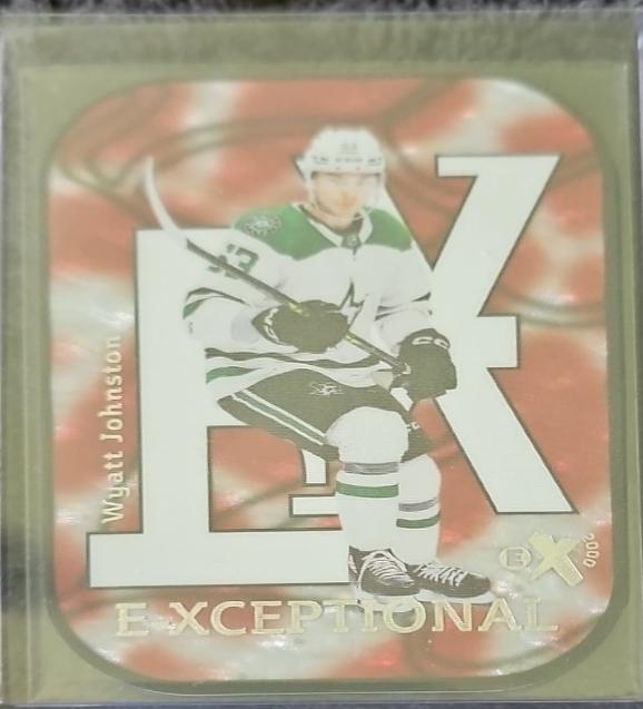 Wyatt Johnston #25 Hockey Cards 2023 SkyBox E-X 2000 E-Xceptional
