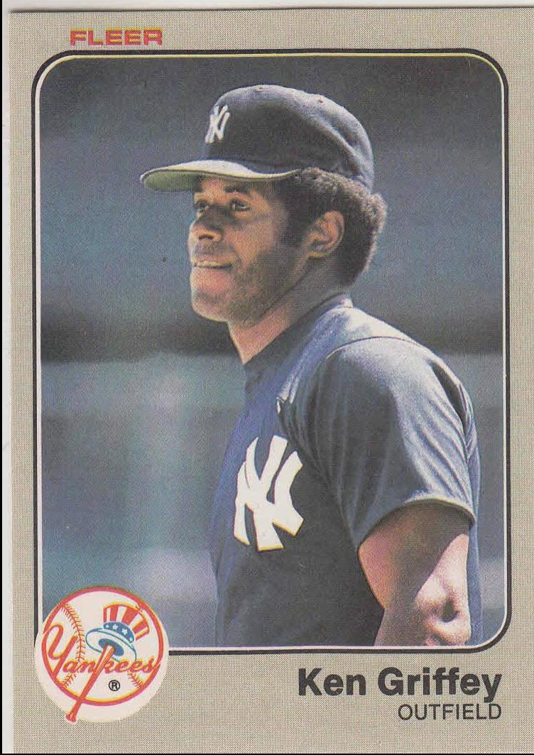 Ken Griffey #382 Baseball Cards 1983 Fleer