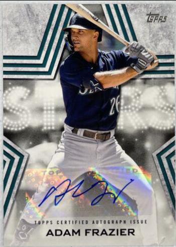 Adam Frazier #BSA-AF Baseball Cards 2023 Topps Series 1 Stars Autographs
