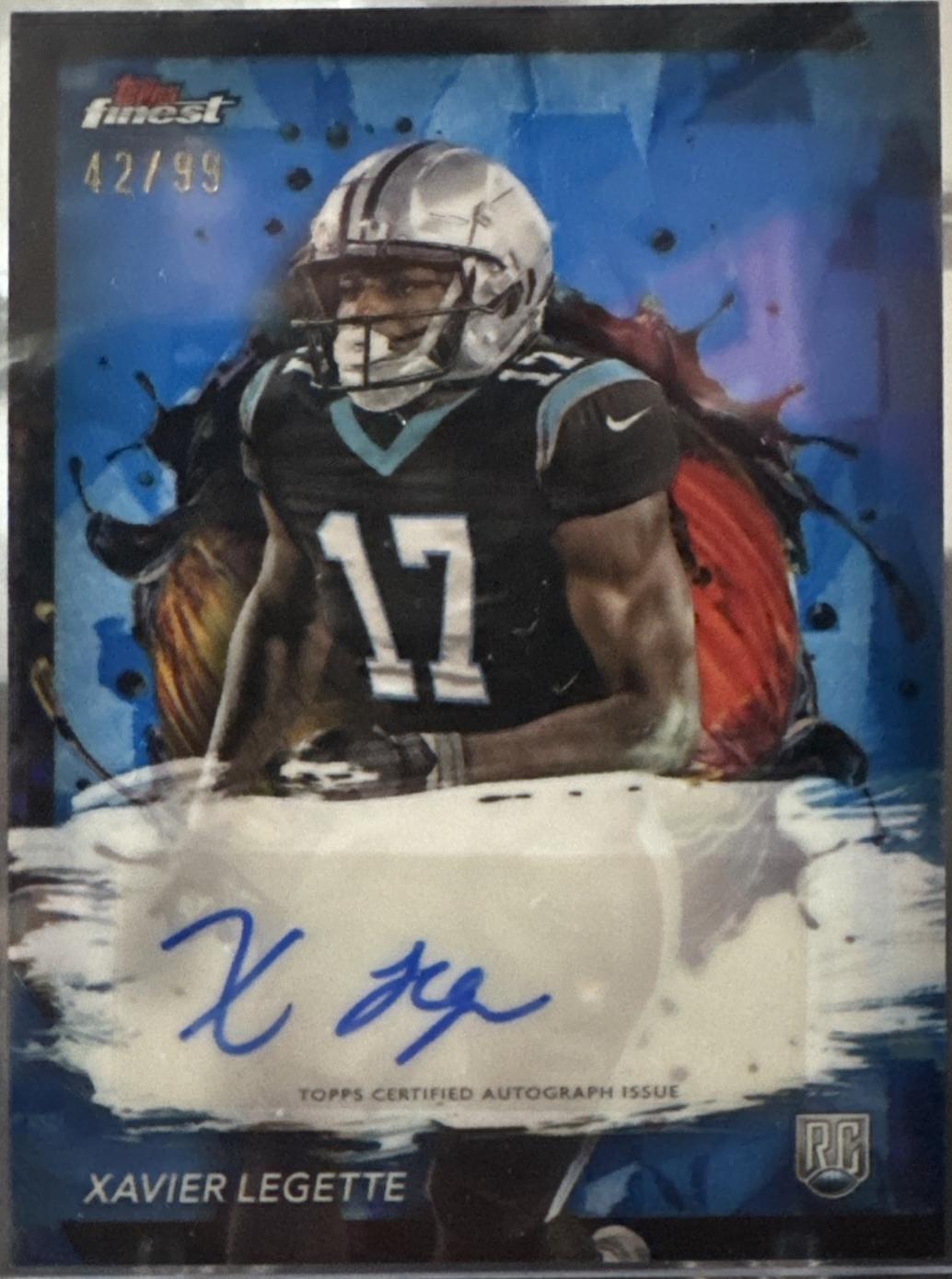 Xavier Legette [Blue Checkerboard Refractor] #RFA-XL