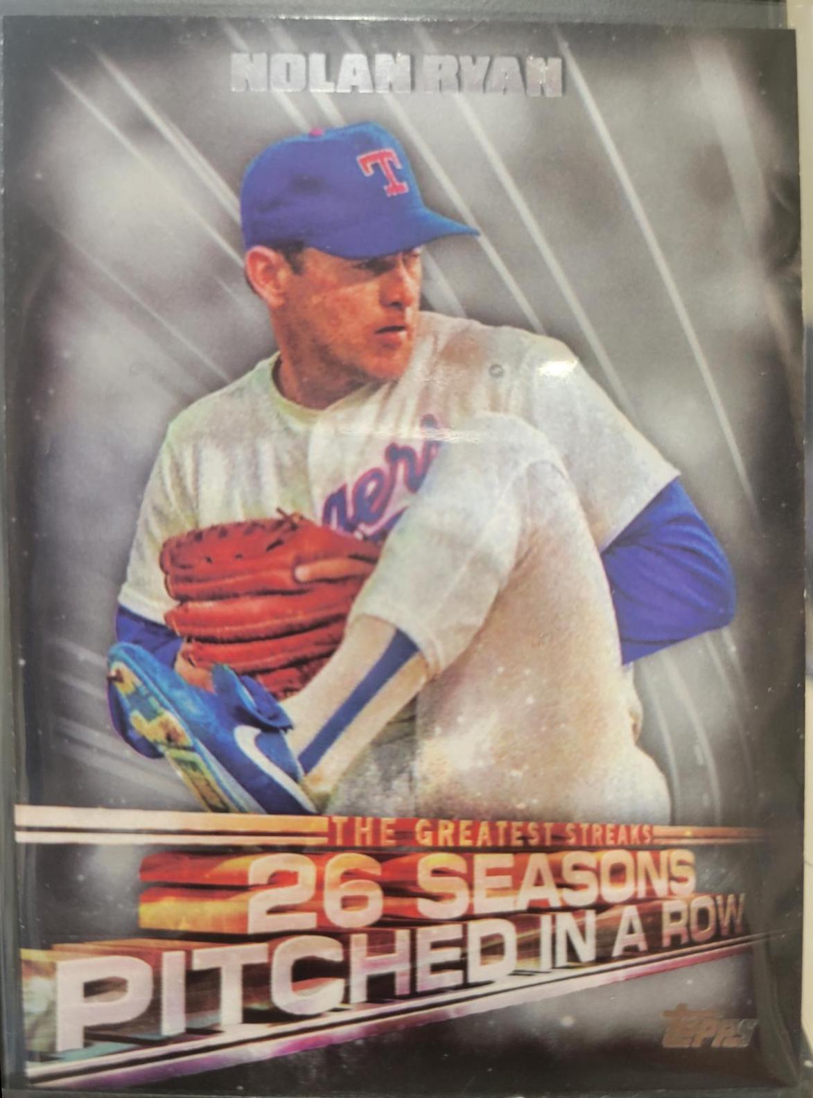 Nolan Ryan #GS-08 Baseball Cards 2016 Topps the Greatest Streaks