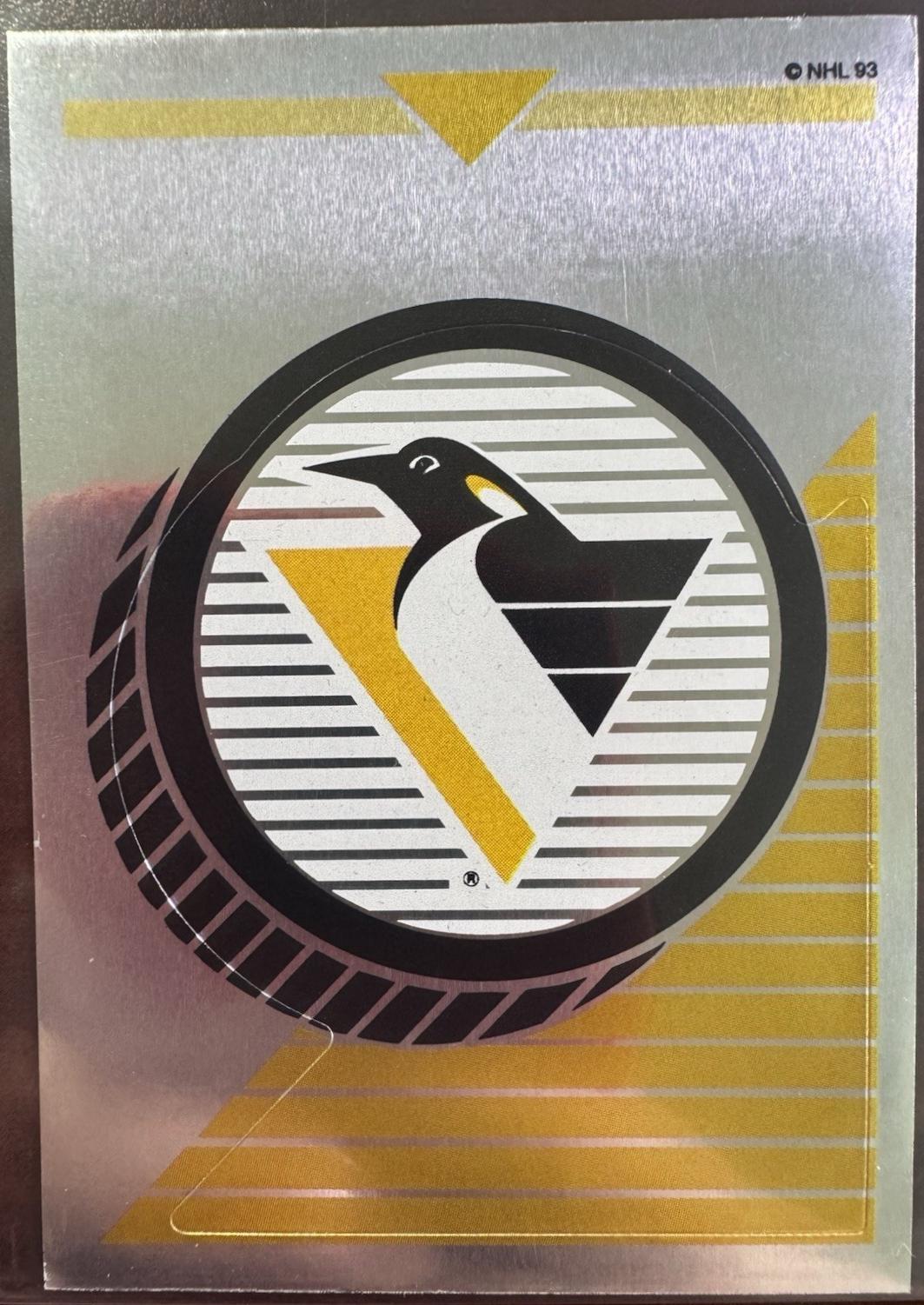 Pittsburgh Penguins Logo #78 1993 Panini Sticker Hockey