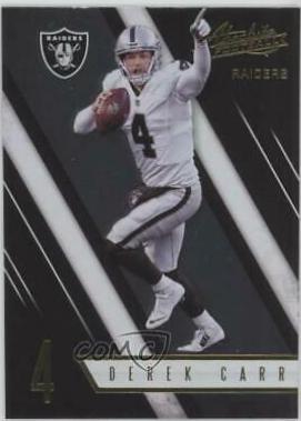 Derek Carr #30 Football Cards 2016 Panini Absolute