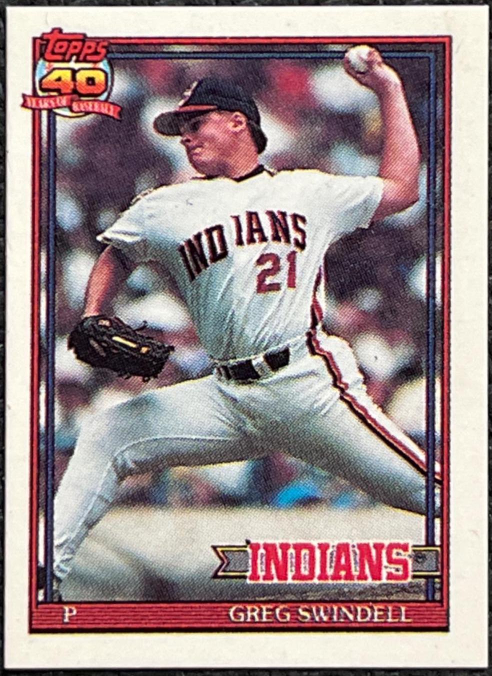 Greg Swindell #445 Baseball Cards 1991 Topps Micro