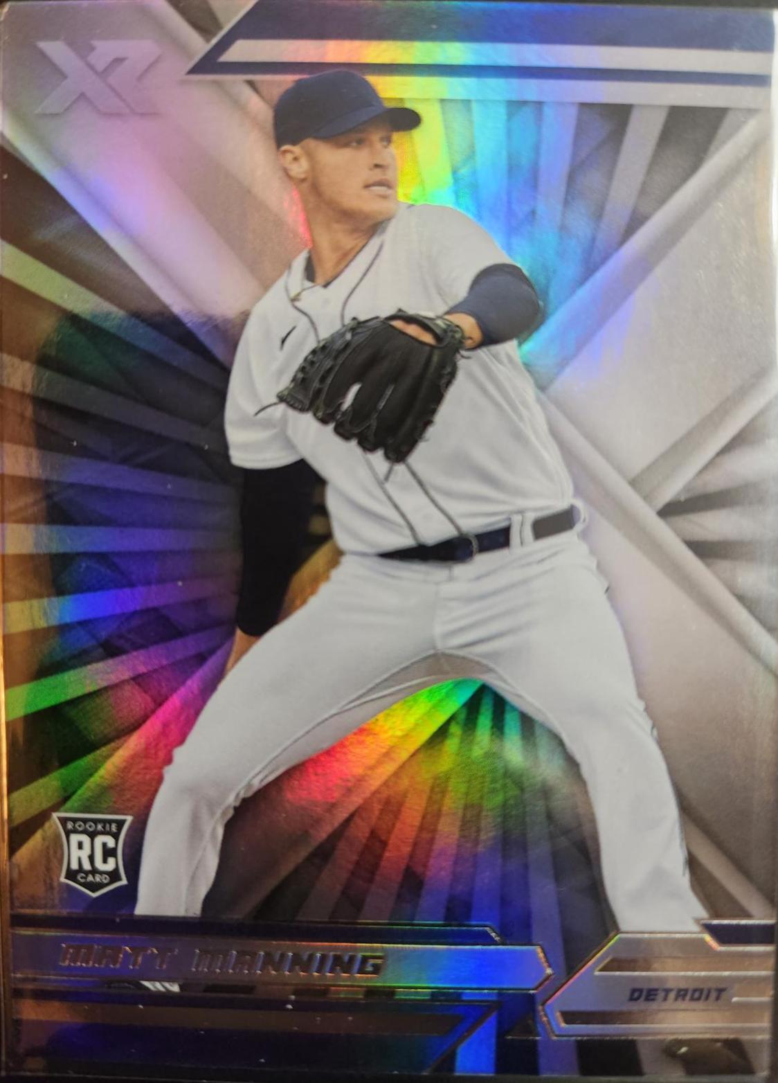 Matt Manning #3 Baseball Cards 2022 Panini Chronicles XR