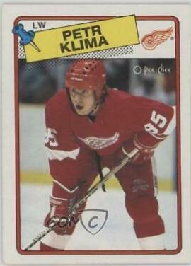 Petr Klima #28 Hockey Cards 1988 O-Pee-Chee