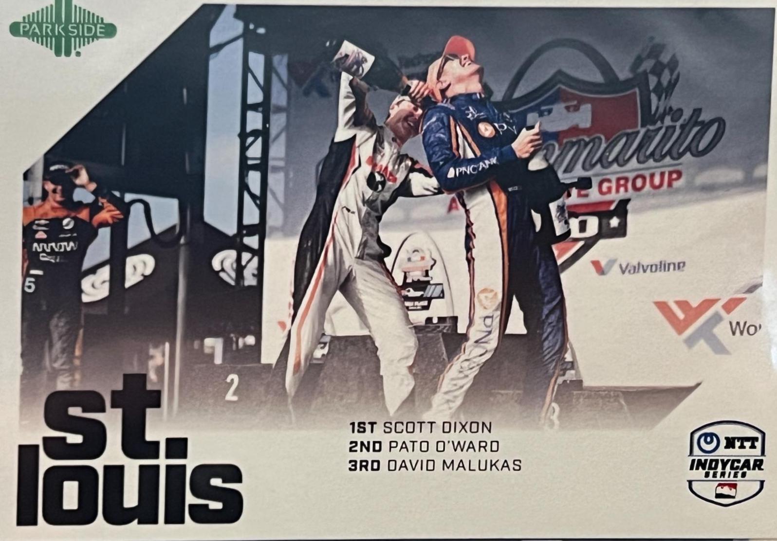 St. Louis #PF-14 Racing Cards 2024 Parkside NTT IndyCar Podium