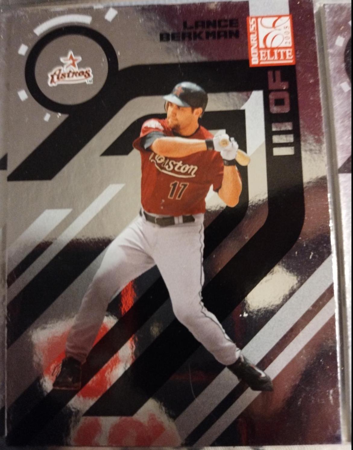 Lance berkman #74 Baseball Cards 2005 Donruss Elite