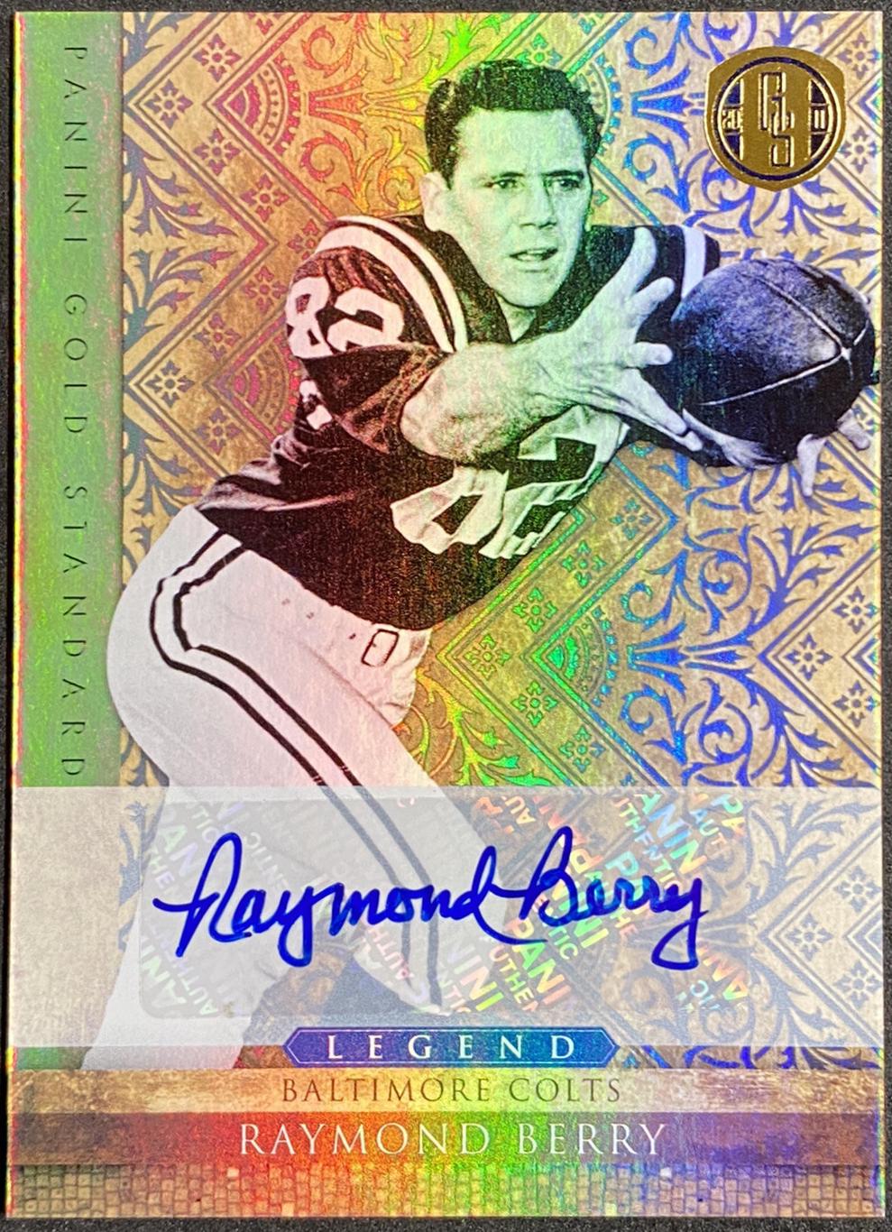 Raymond Berry #116 2011 Panini Gold Standard Football