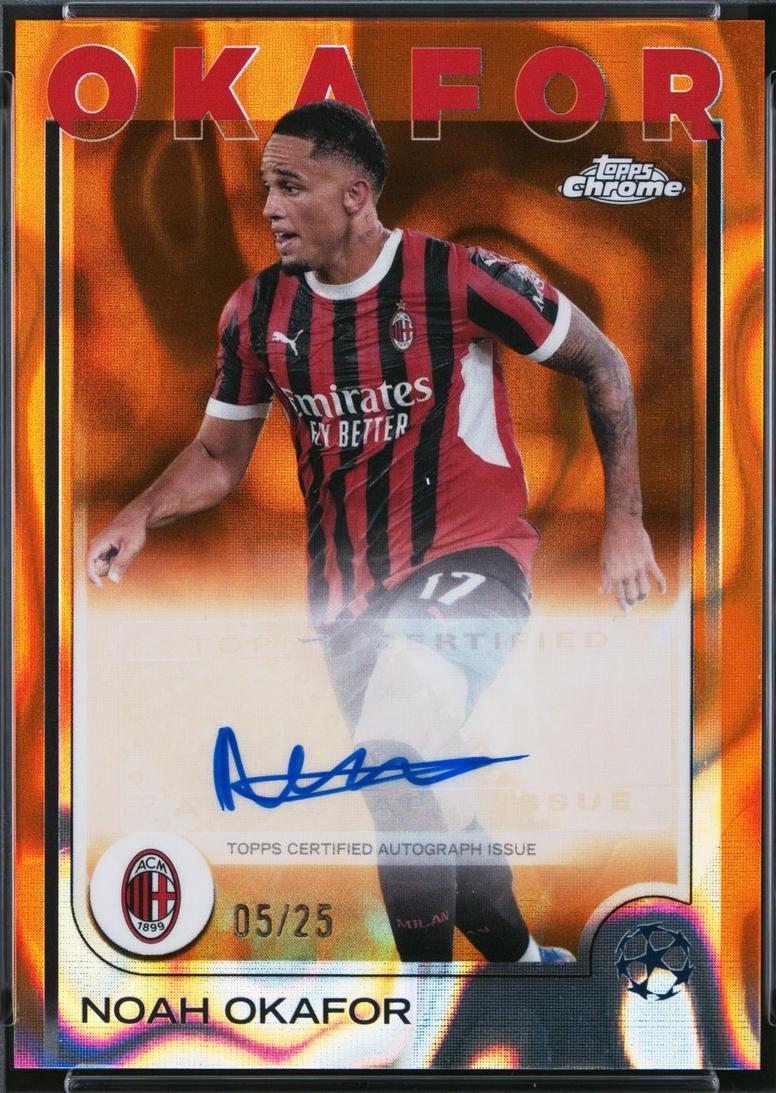 Noah Okafor [Orange Lava Refractor] #CA-OF