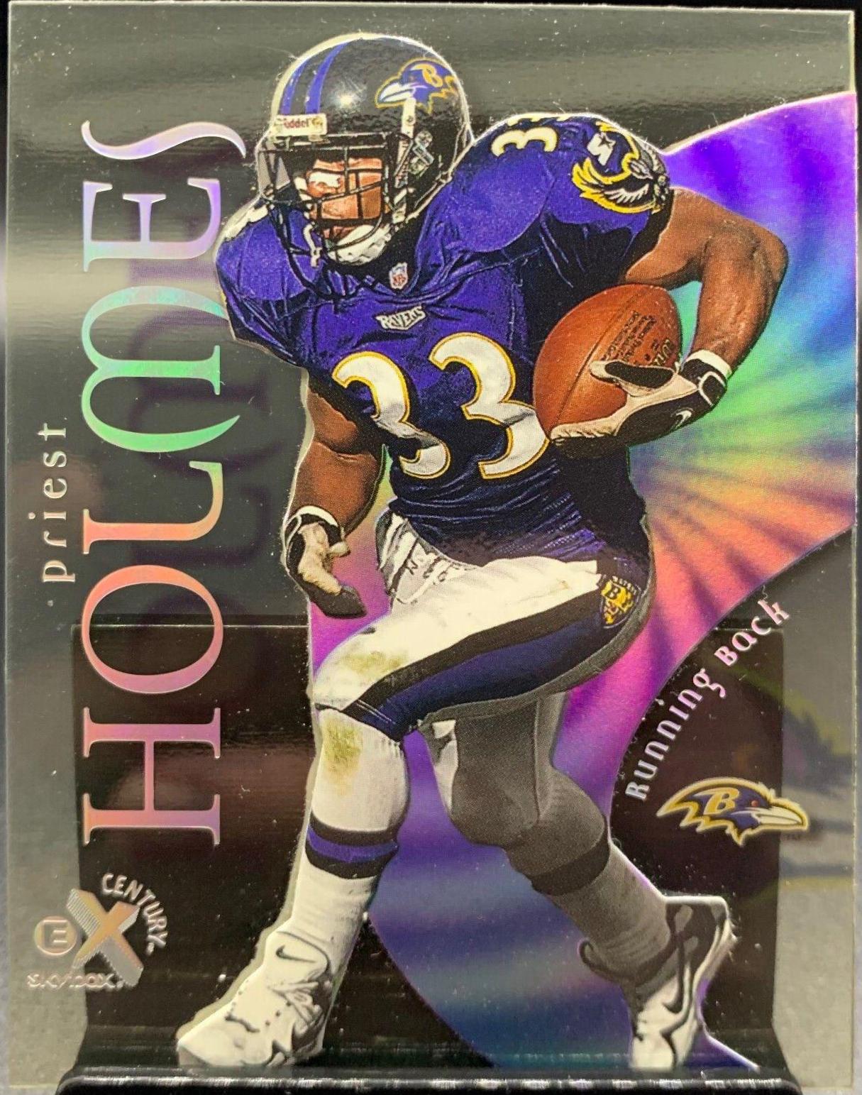 Priest Holmes #7 Football Cards 1999 Skybox E X Century