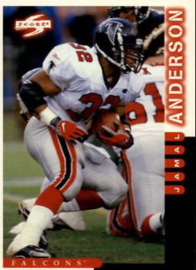 Jamal Anderson #8 Football Cards 1998 Panini Score