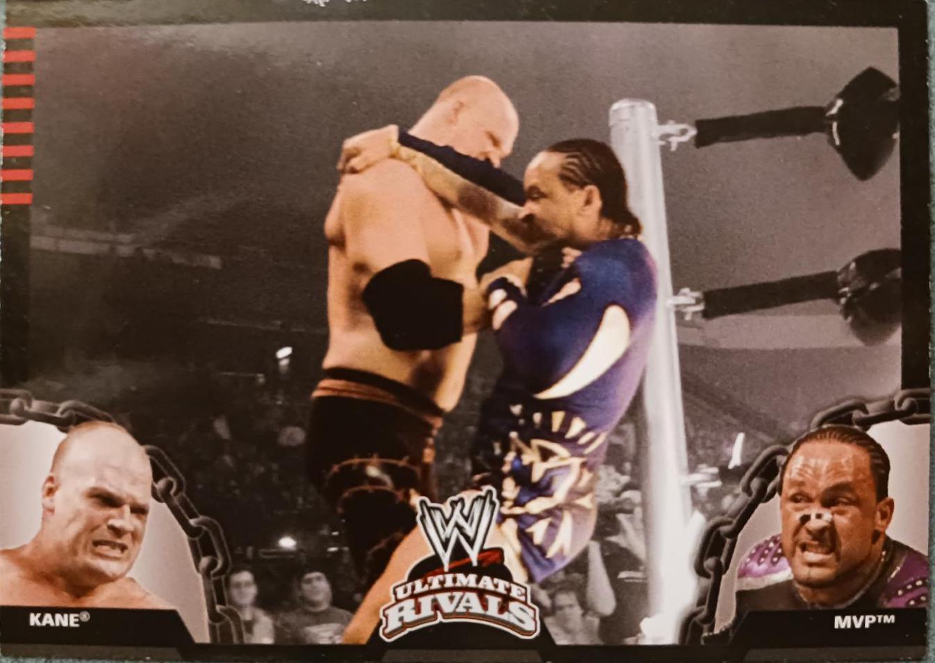 Kane vs. MVP #23 Wrestling Cards 2008 Topps WWE Ultimate Rivals