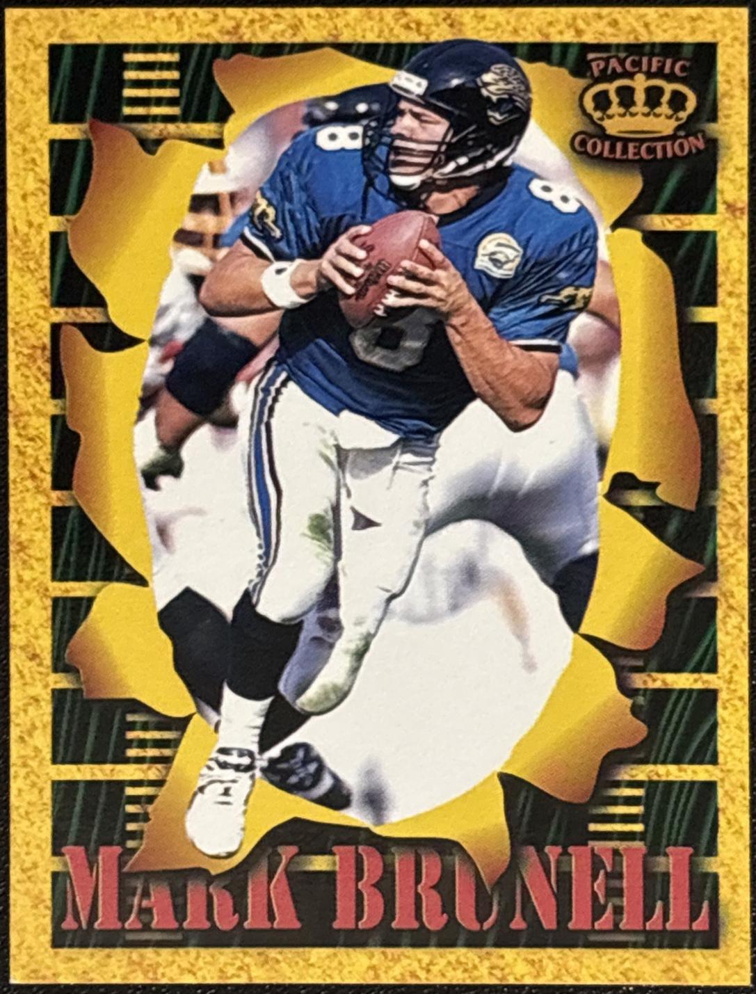 Mark Brunell #SM78 1996 Pacific Invincible Smash Mouth Football