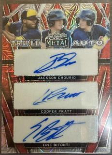 Jackson Chourio / Cooper Pratt / Eric Bitonti