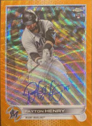 Payton Henry [Orange Wave Refractor] #RA-PH