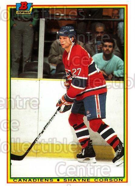 Shayne Corson #41 Hockey Cards 1990 Bowman Tiffany