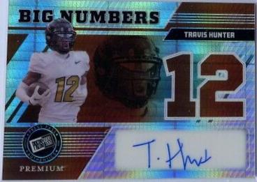 Travis Hunter #BN-TH1 2024 Press Pass Premium Big Numbers Autograph Football