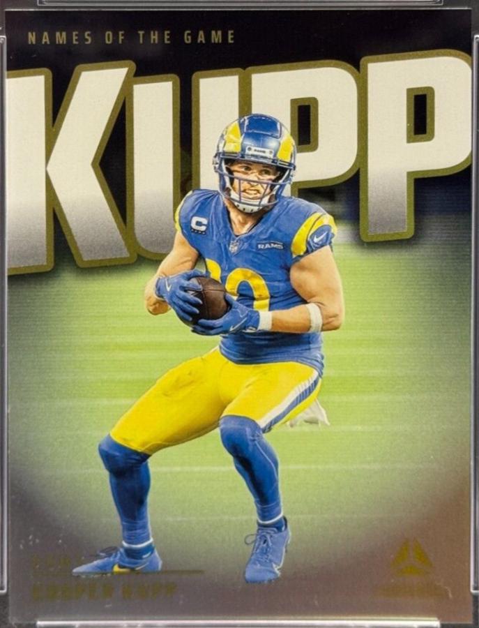 Cooper Kupp #NG-CKP Football Cards 2024 Panini Luminance Names of the Game