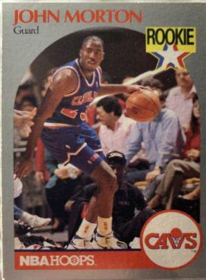 John Morton #77 Basketball Cards 1990 Hoops