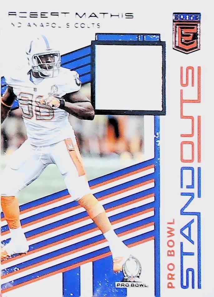 Robert Mathis #8 Football Cards 2017 Panini Donruss Elite Pro Bowl Standouts Relics