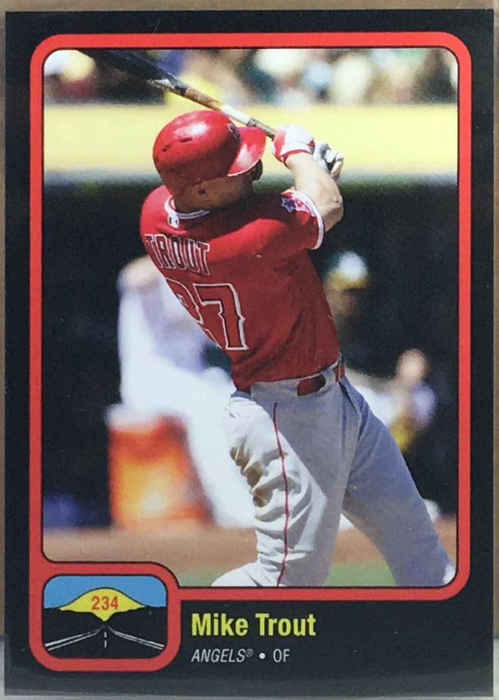 Mike Trout #234 2019 Topps Throwback Thursday Baseball