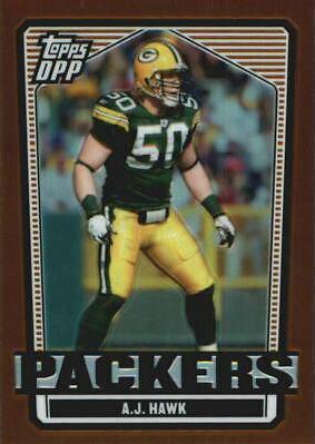 A.J. Hawk [Chrome Bronze Refractor] #72