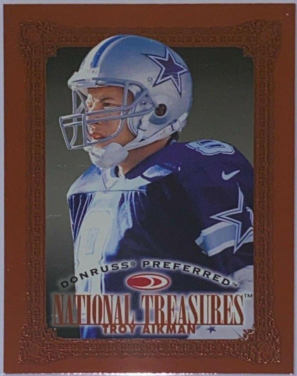 Troy Aikman #118 Football Cards 1997 Panini Donruss Preferred