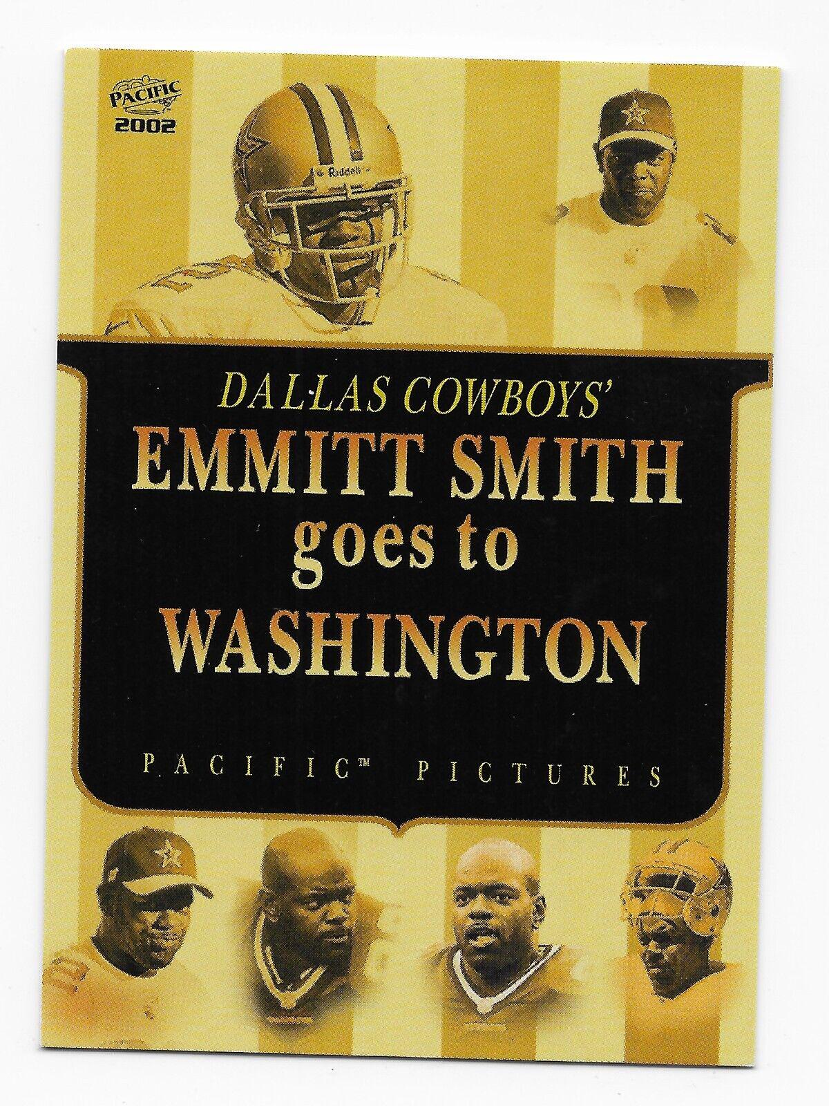 Emmitt Smith #3 Football Cards 2002 Pacific Feature Attractions