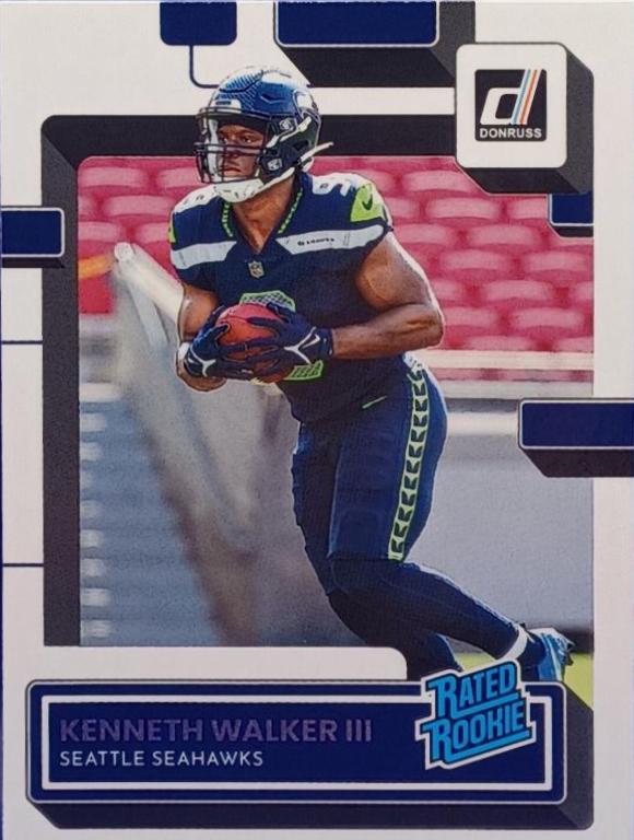 Kenneth Walker III #318 Football Cards 2022 Panini Donruss