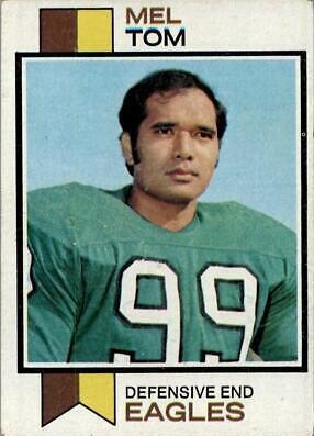 Mel Tom #8 Football Cards 1973 Topps