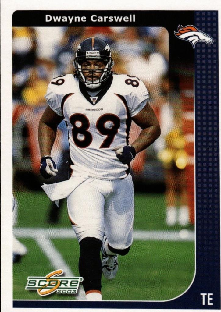 Dwayne Carswell #78 2002 Panini Score Football