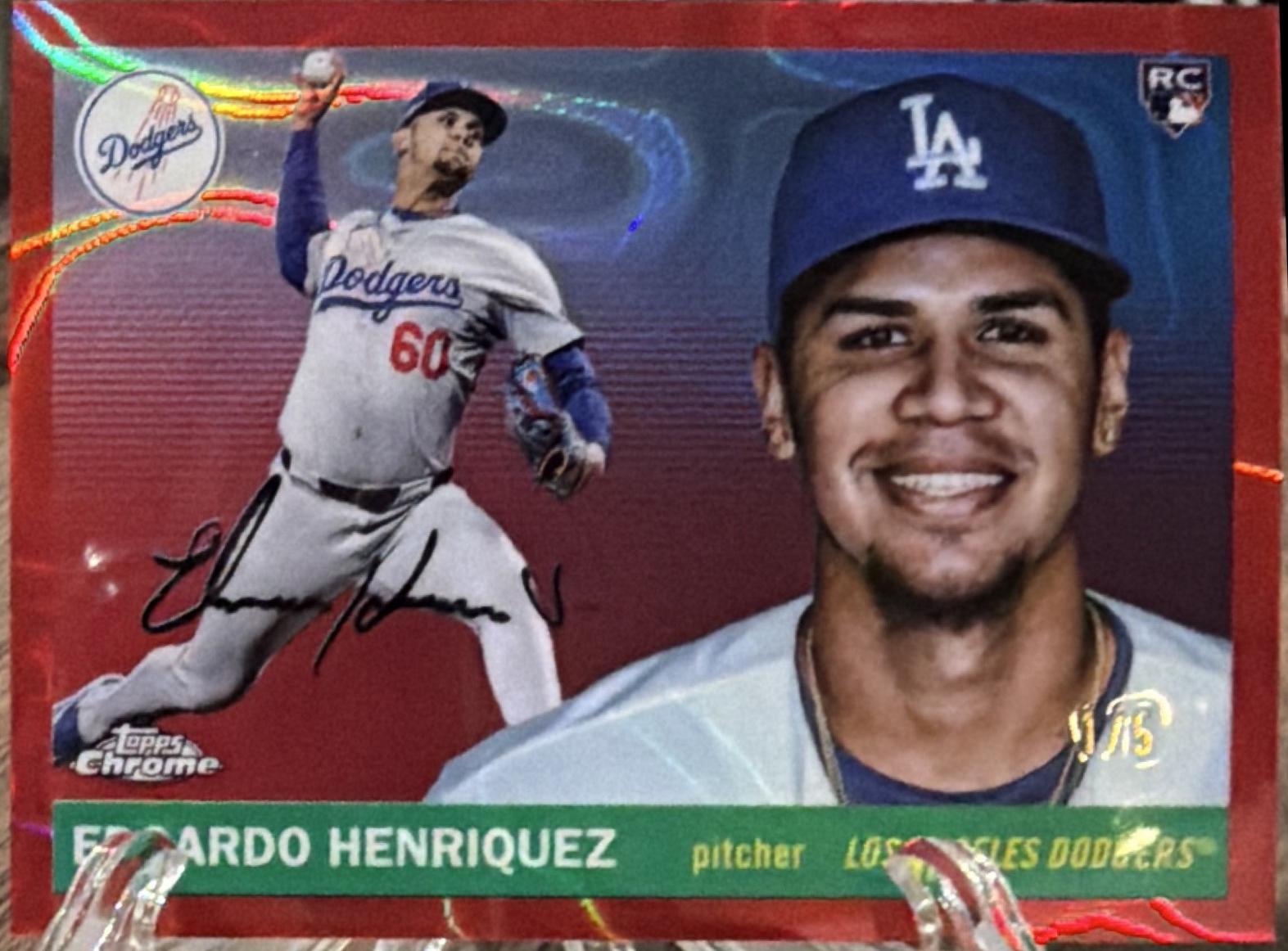 2025 Edgardo Henriquez [Red Lava] #299