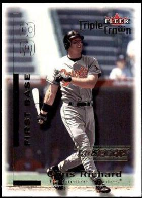 Chris Richard #282 Baseball Cards 2001 Fleer Triple Crown