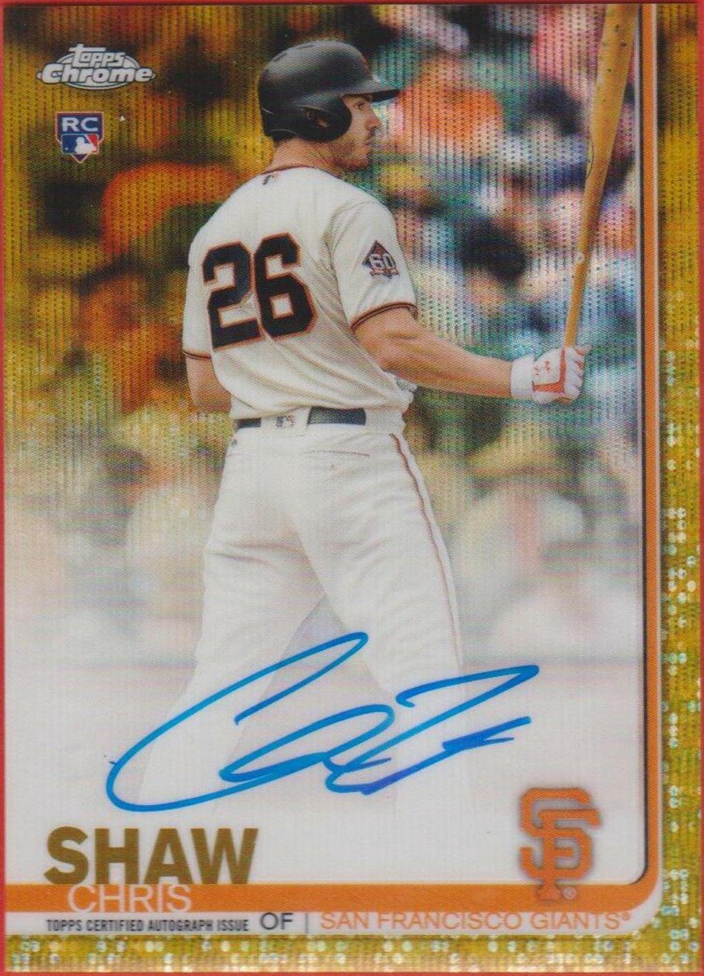 Chris Shaw [Gold Wave Refractor] #RA-CS