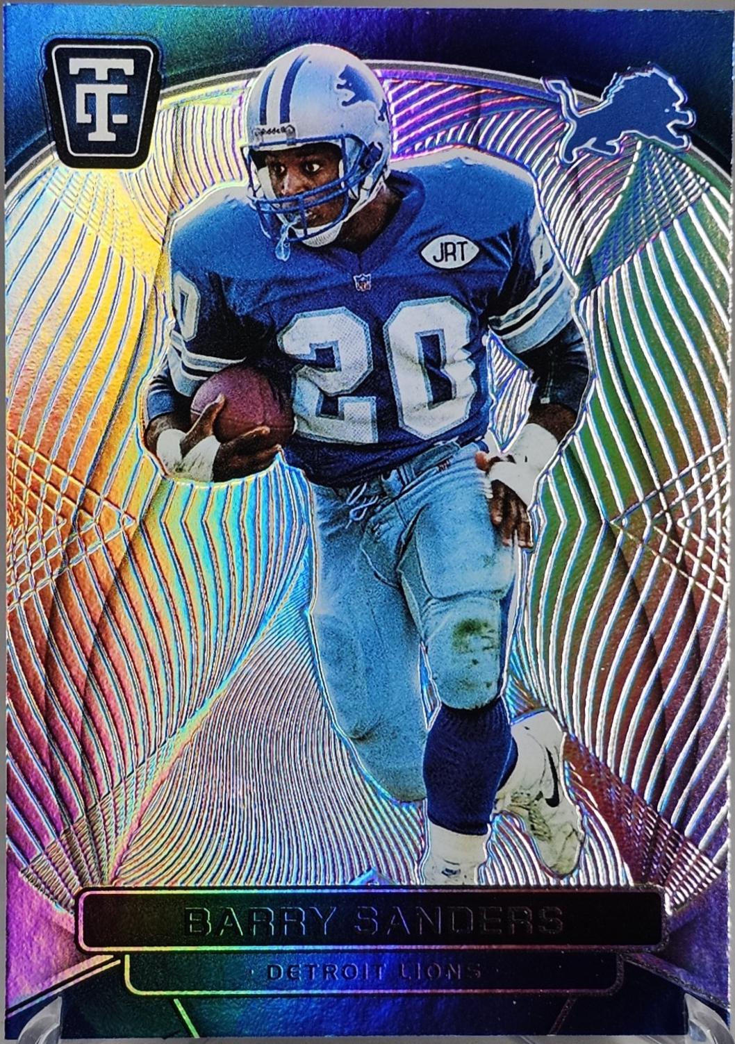 Barry Sanders [Mirror Platinum Mixorama] #200 Prices | 2024 Panini