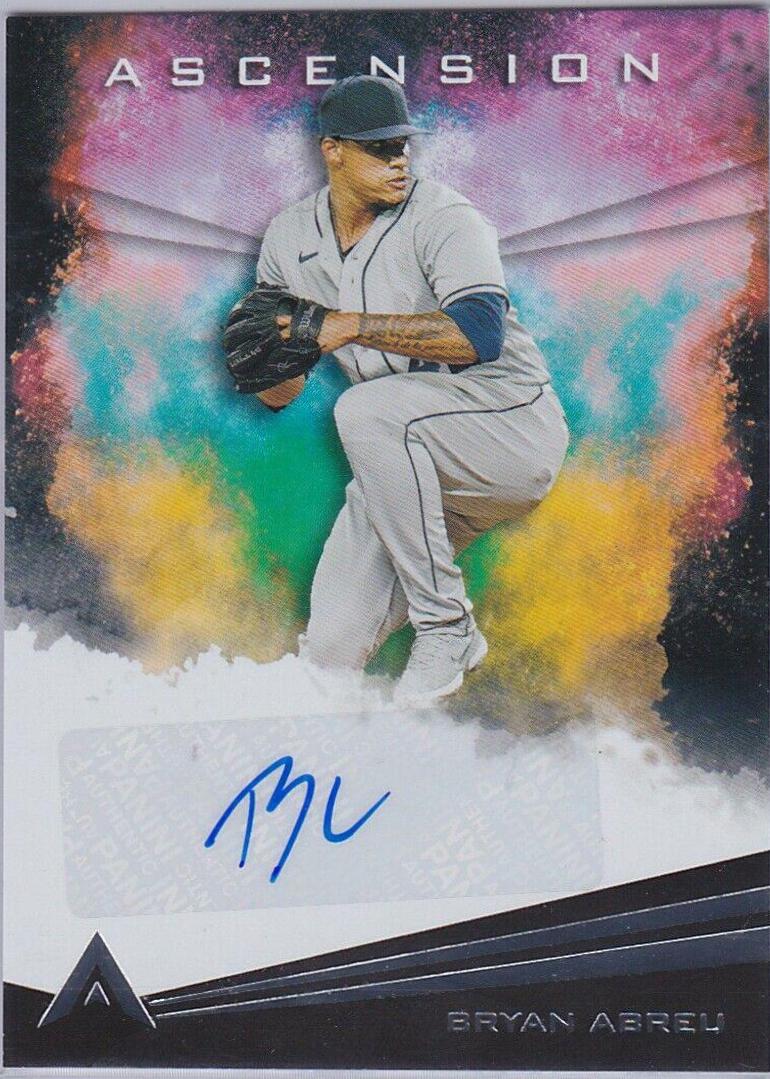 Bryan Abreu #AA-BA Baseball Cards 2021 Panini Chronicles Ascension Autographs