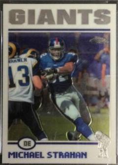 Michael Strahan #64 2004 Topps Chrome Football