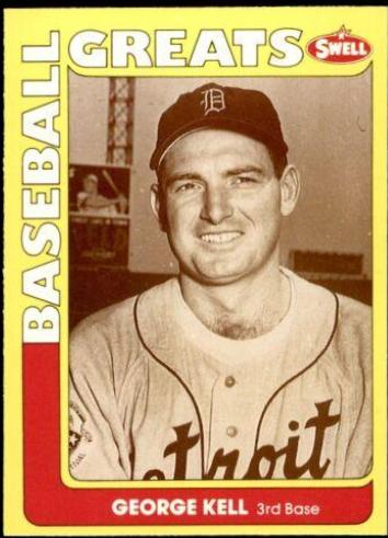 George Kell #47 Baseball Cards 1991 Swell Greats