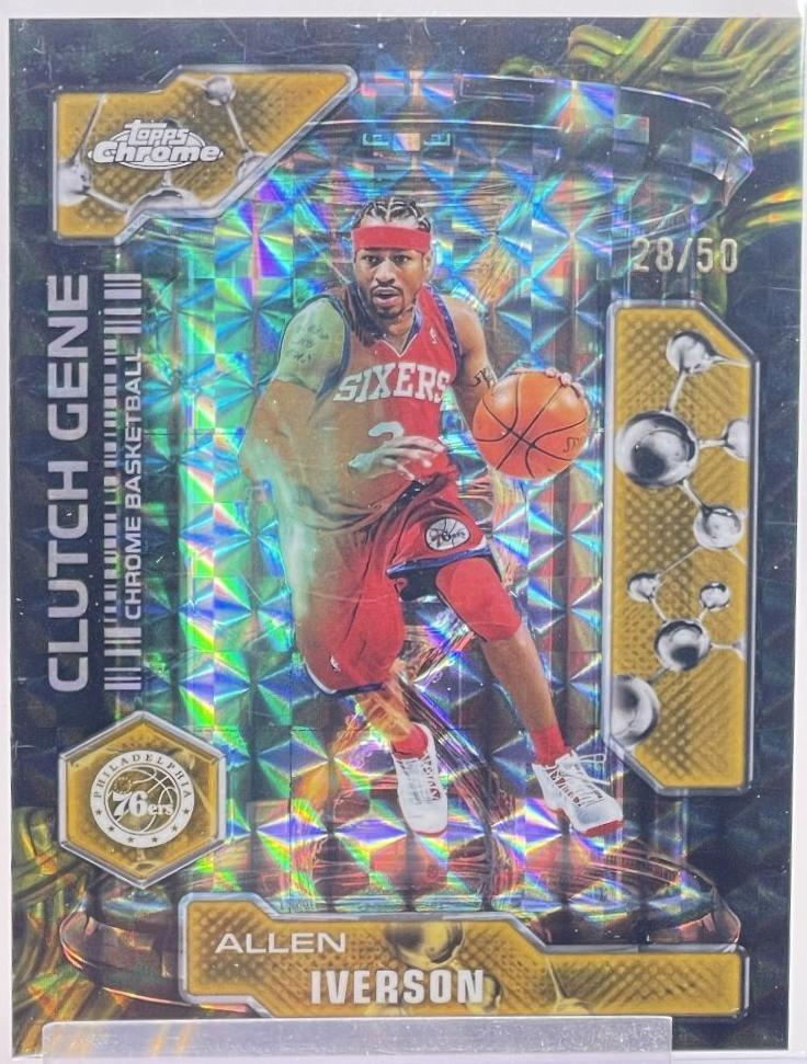 Allen Iverson [Refractor Gold Geometric] #CG-29