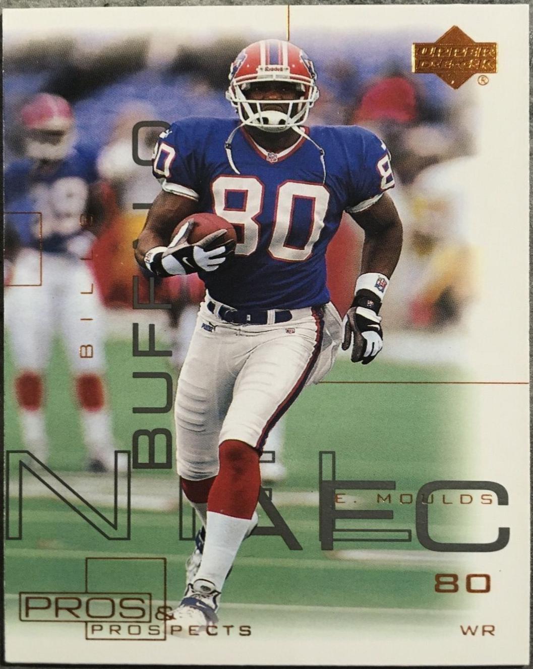Eric Moulds #9 Football Cards 2000 Upper Deck Pros & Prospects