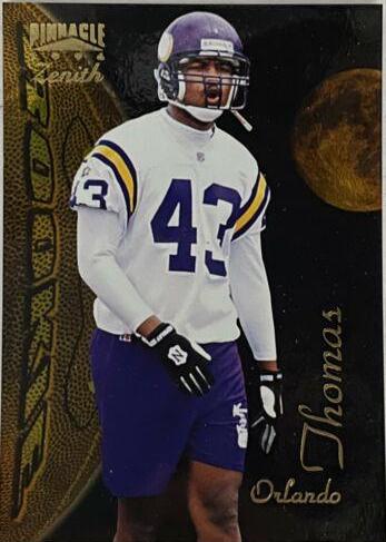 Orlando Thomas #Z-102 Football Cards 1996 Zenith