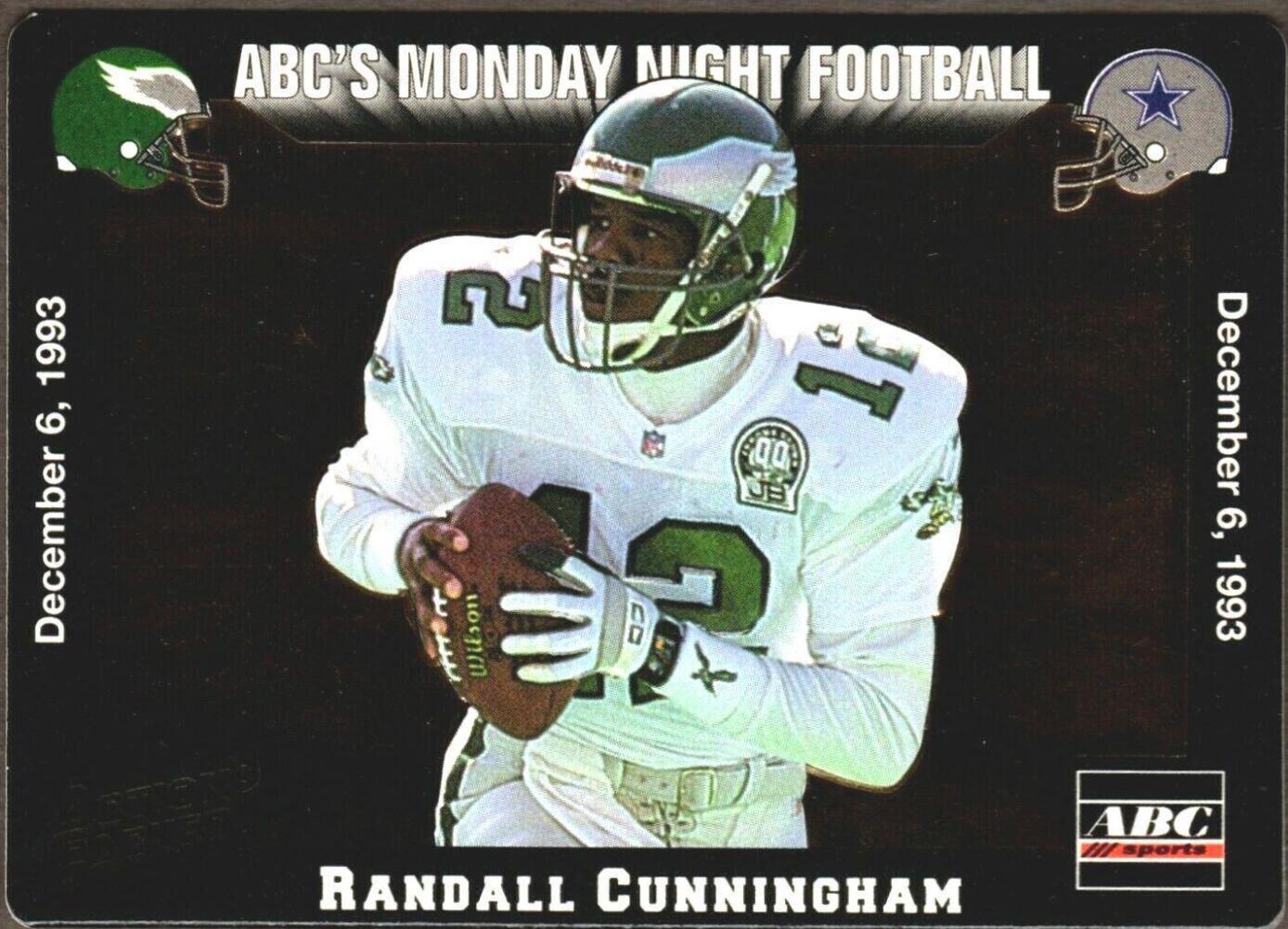 Randall Cunningham #57 1993 Action Packed Monday Night Football