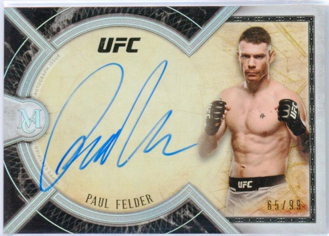 Paul Felder #MA-PF Ufc Cards 2018 Topps UFC Museum Collection Autographs