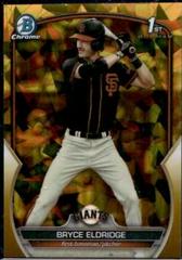 Bryce Eldridge [Gold] #BDC-107 Baseball Cards 2023 Bowman Draft Chrome Sapphire Prices