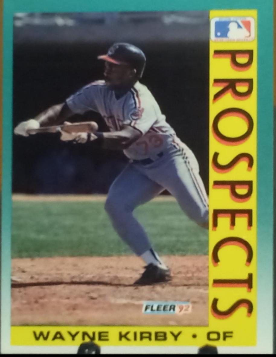 Wayne Kirby #670 Baseball Cards 1992 Fleer
